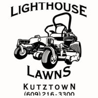 Lighthouse Lawns Beverage Sleeve Design