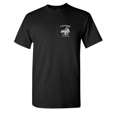 Lighthouse Lawns Black Tee - Heavy Cotton™ T-Shirt Thumbnail